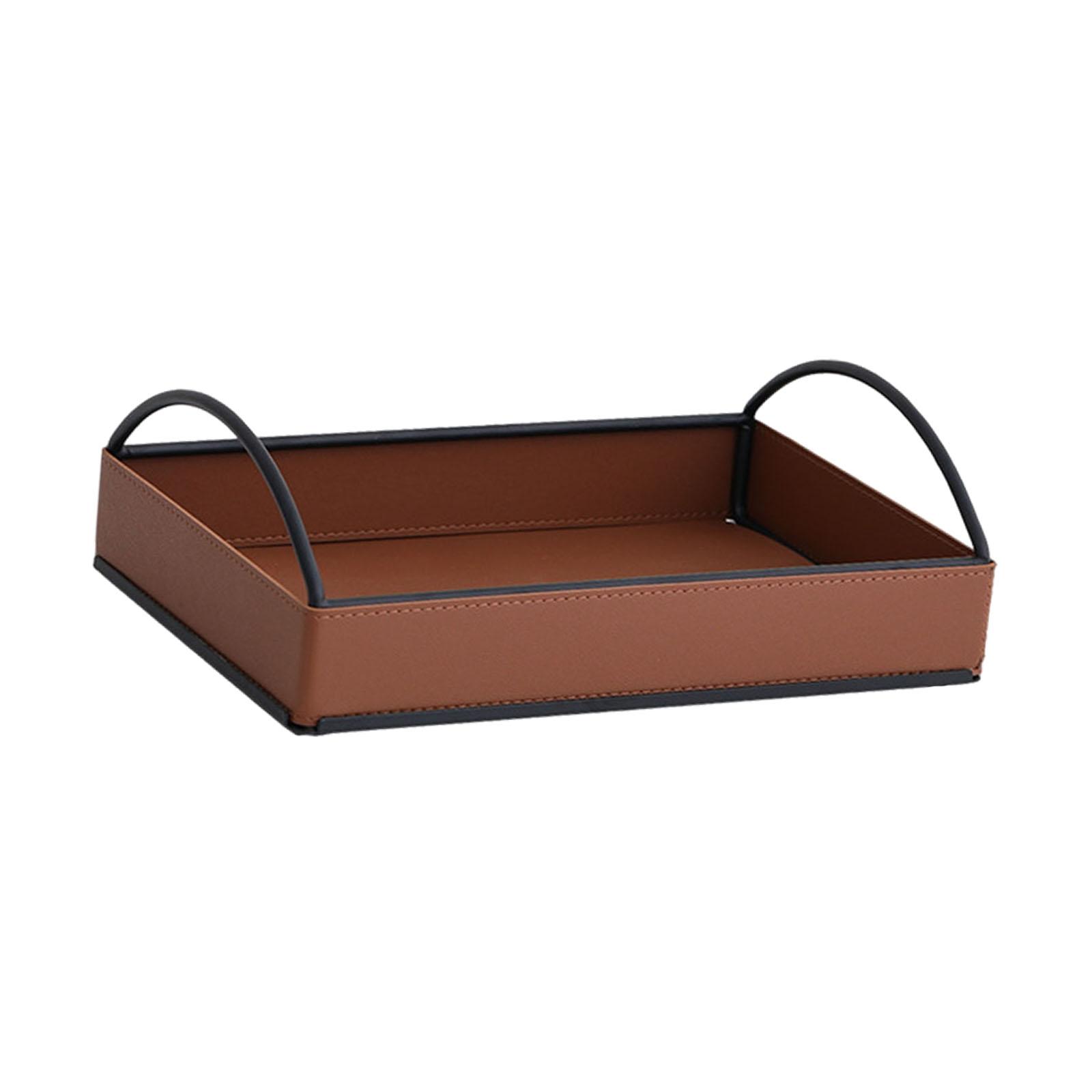 Modern PU Leather Valet Tray D – Men'S Accessories Tray recenzja i cena
