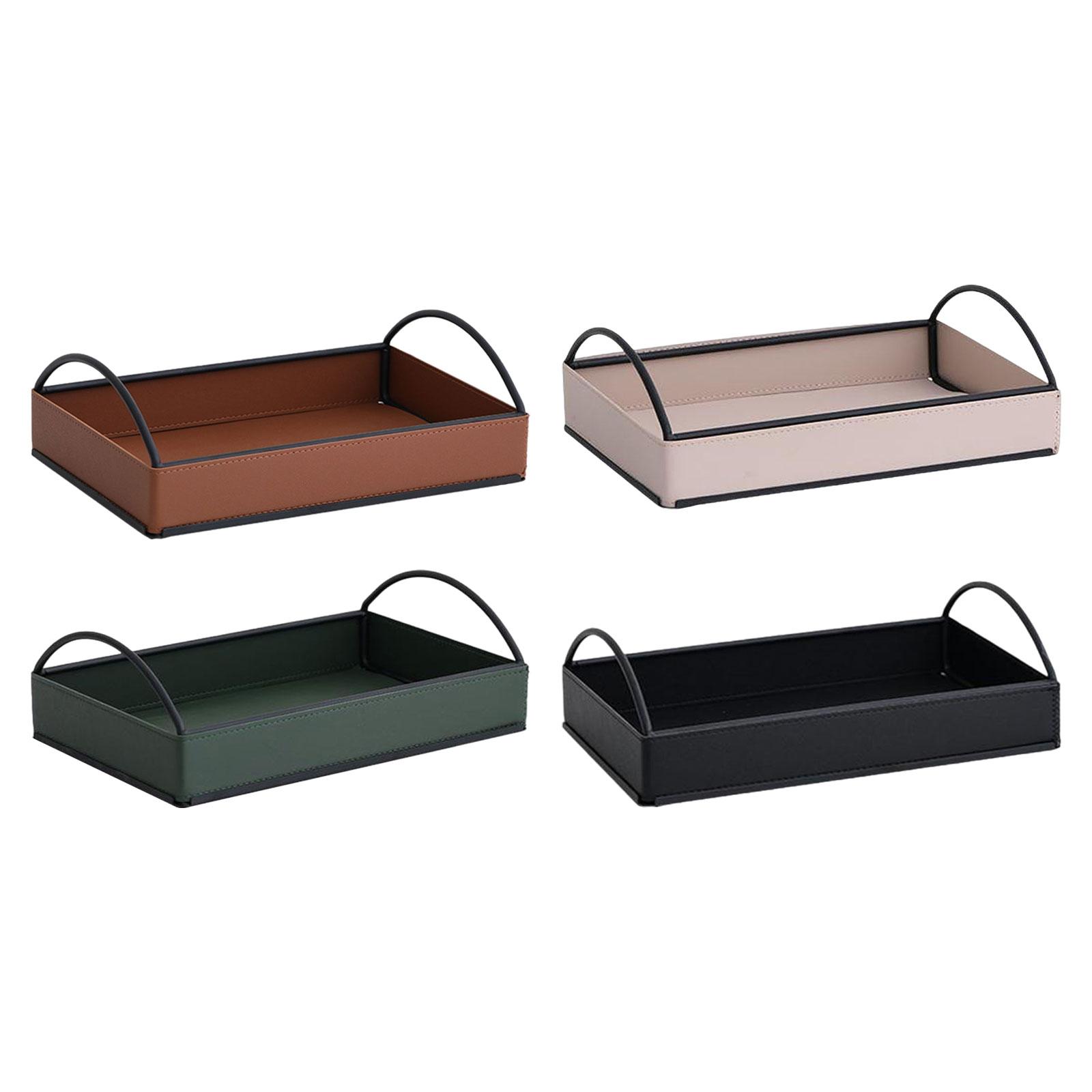 Modern PU Leather Valet Tray D – Men'S Accessories Tray recenzja i cena