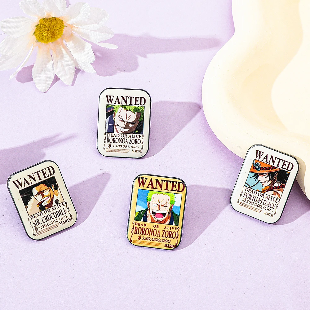 4 Pcs Fashion Cartoon Anime Br – Lapel Pin Enamel recenzja i cena