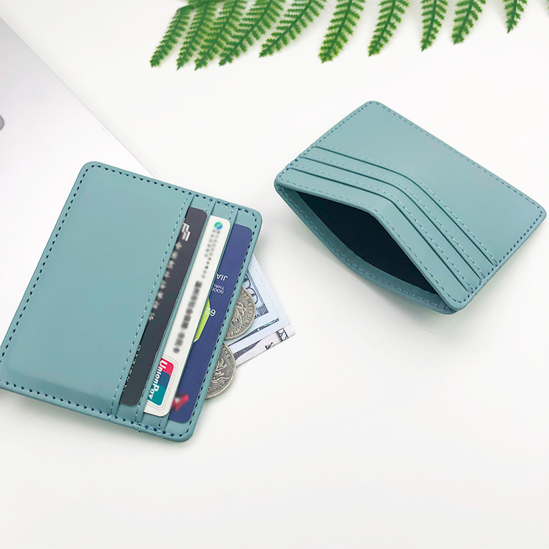 PU Leather ID Card Case - Slim – Card Case Minimalist recenzja i cena