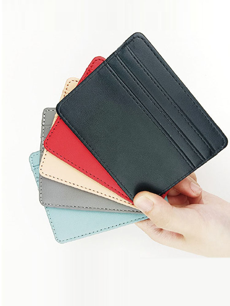 PU Leather ID Card Case - Slim – Card Case Minimalist recenzja i cena