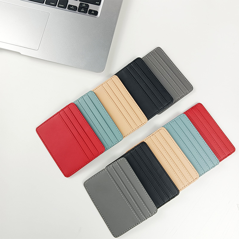 PU Leather ID Card Case - Slim – Card Case Minimalist recenzja i cena