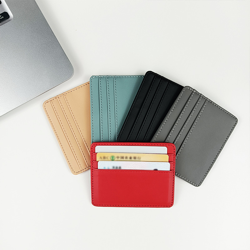 PU Leather ID Card Case - Slim – Card Case Minimalist recenzja i cena
