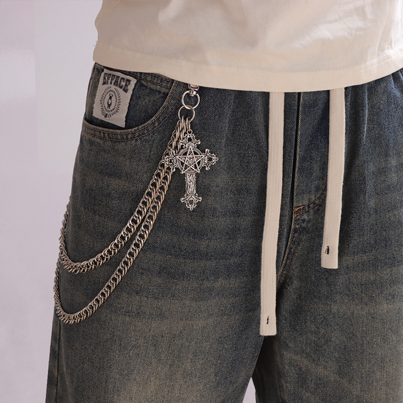 Fashion Punk Metal Pants Chain – Men Accessories All recenzja i cena