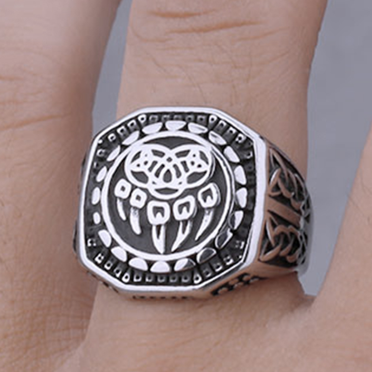 Nordic Viking Wolf Claw Titani – Men'S Accessories Hand Bands recenzja i cena