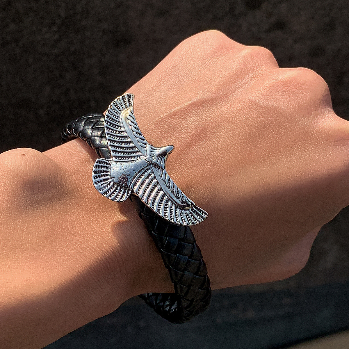 Fashion Eagle Bracelet for Men – Men'S Accessories Hand Bands recenzja i cena