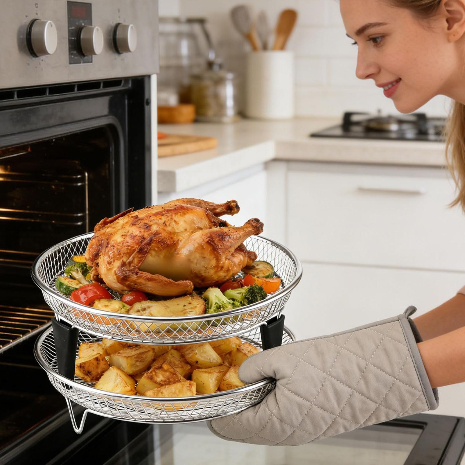 Air Fryer Accessories Stainles – Men'S Accessories Tray recenzja i cena