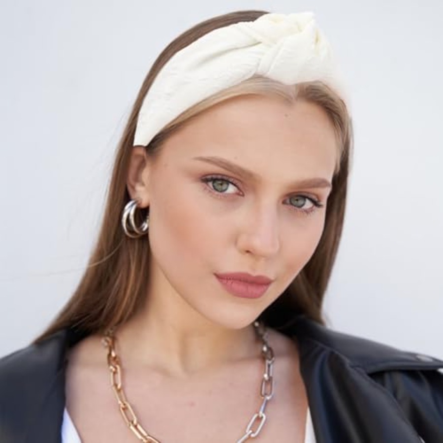 Knotted Headband Wide Headband – Men Accessories For Beach recenzja i cena