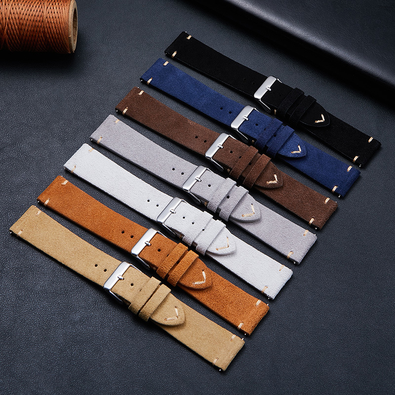Suede Watch Band 18mm 20mm 22m – Men'S Accessories Hand Bands recenzja i cena