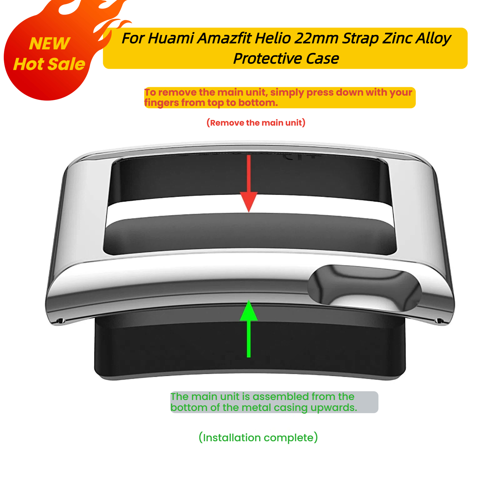 Case for Huami Amazfit Helio M – Men Accessories All recenzja i cena