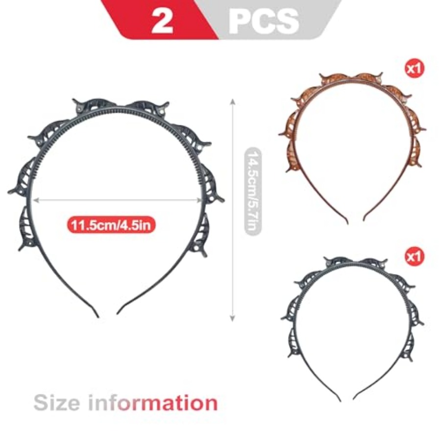 2 Pack Braided Hairstyle Headb – Men Accessories For Beach recenzja i cena
