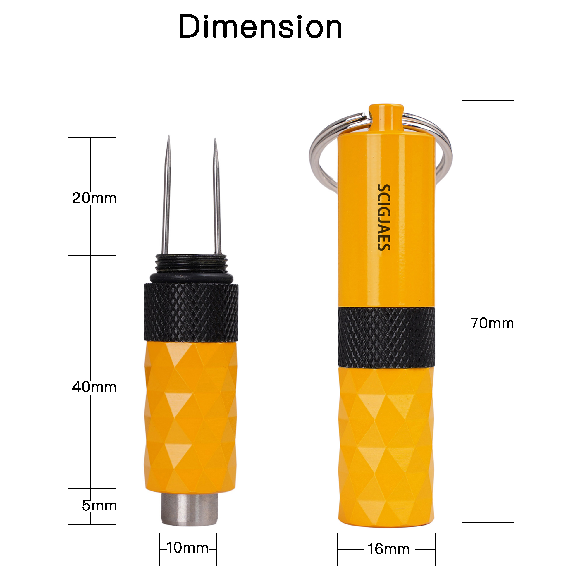 Portable Cigar Punch Cigar Cut – Keychain Multi Tool recenzja i cena