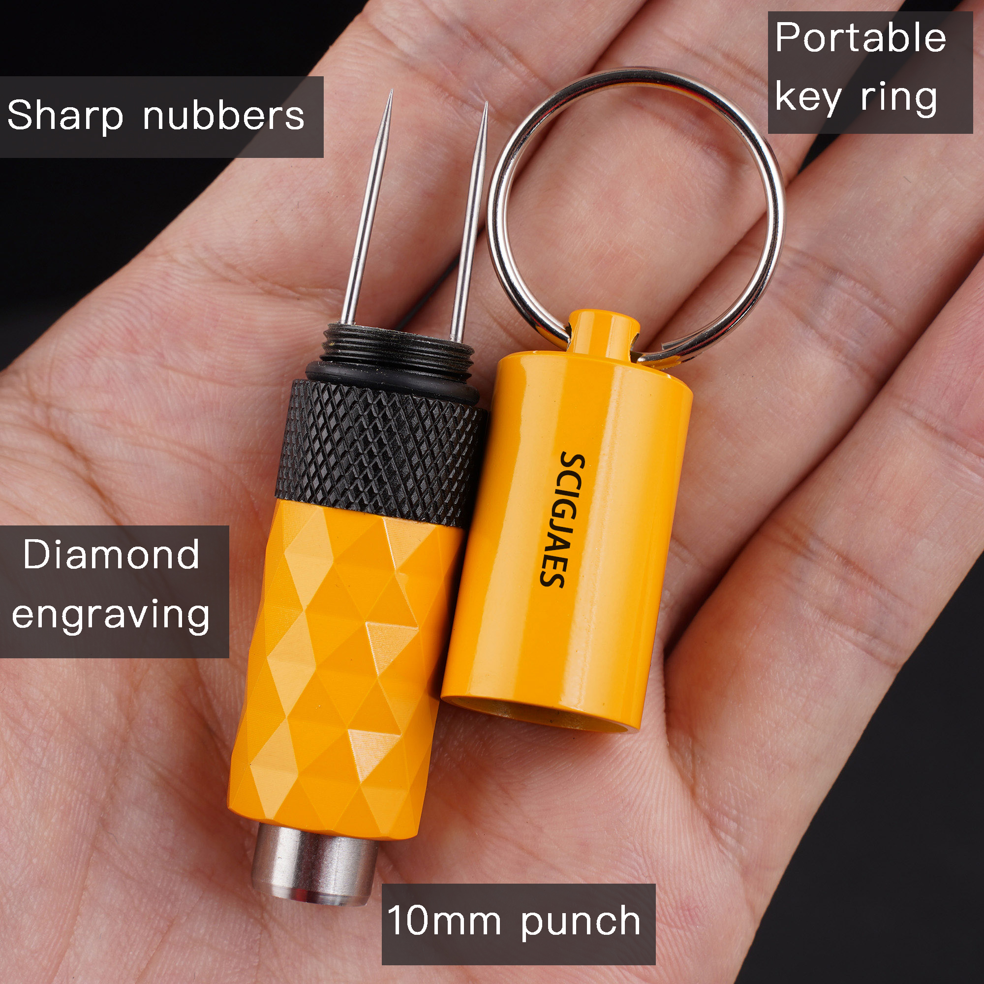 Portable Cigar Punch Cigar Cut – Keychain Multi Tool recenzja i cena