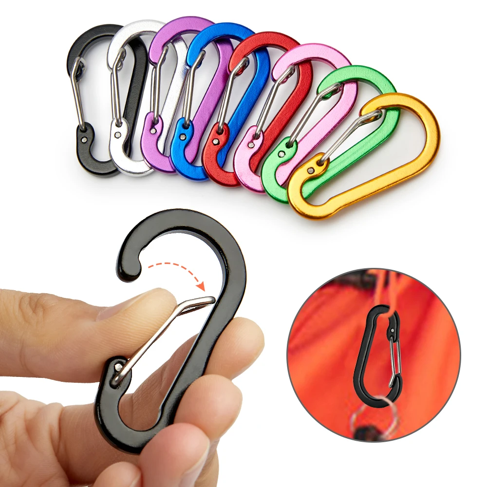 12PCS Carabiner Clip Set Touri – Keychain Multi Tool recenzja i cena
