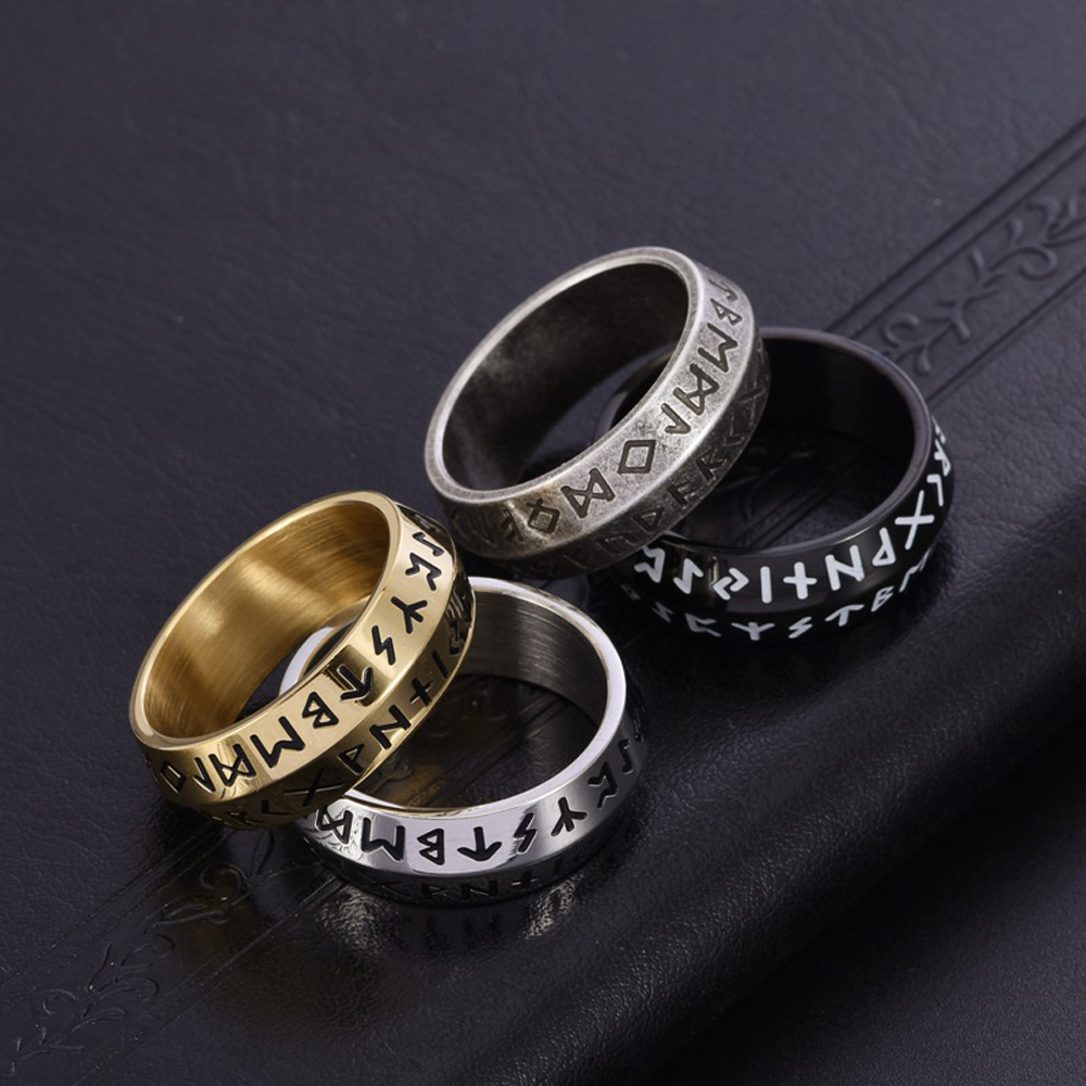 Double Bevel Edge Viking Ring  – Men'S Accessories Hand Bands recenzja i cena
