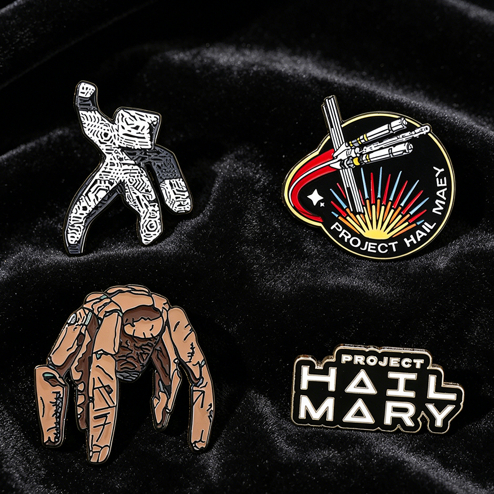 4pc Sci-Fi Enamel Pin Set Proj – Lapel Pin Enamel recenzja i cena