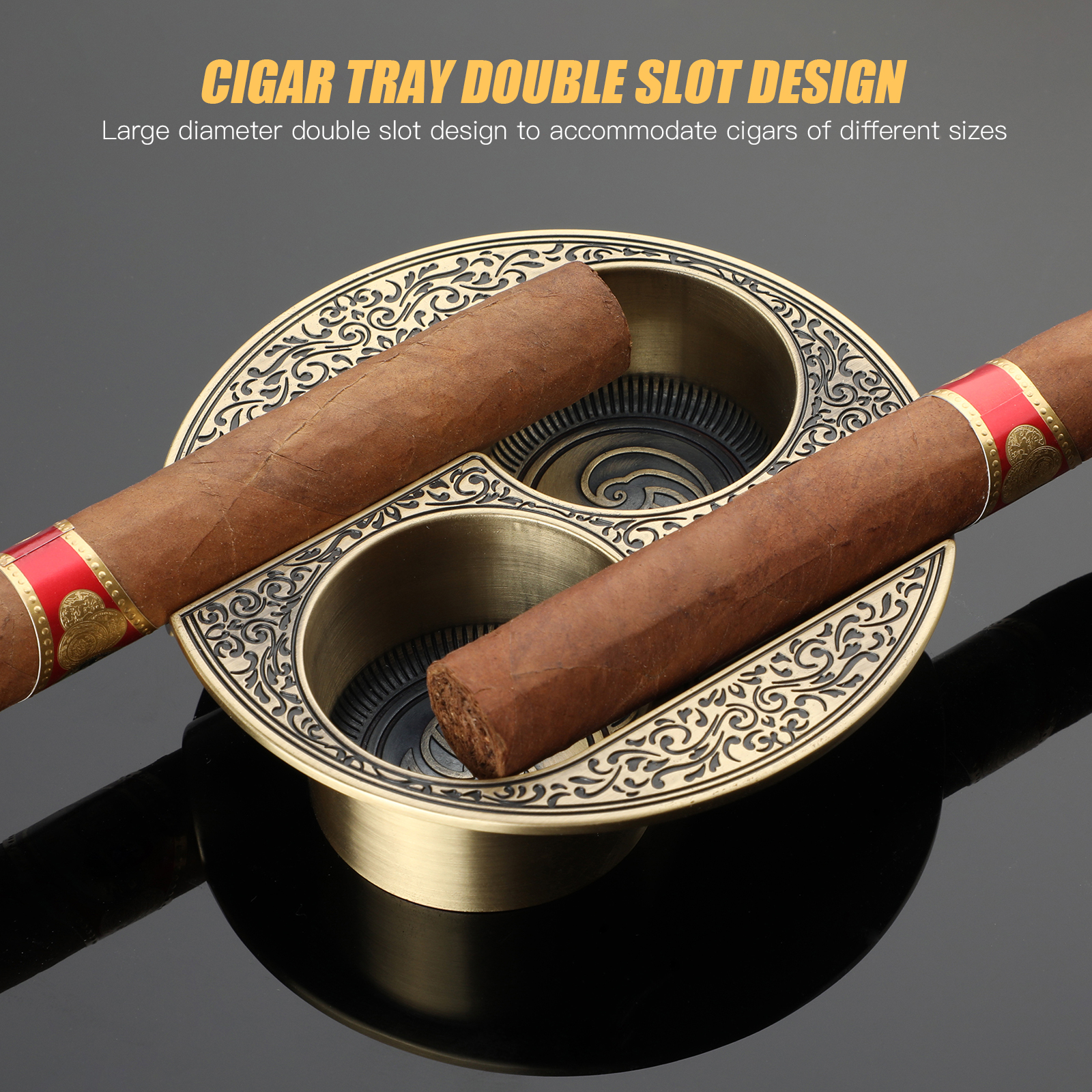 XIFEI Cigar Ashtray Metal Asht – Men'S Accessories Tray recenzja i cena