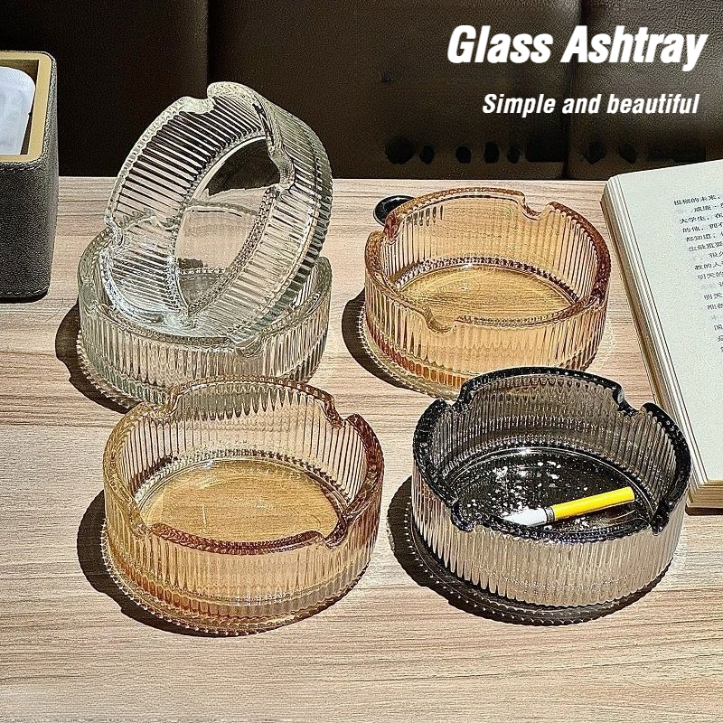 Transparent Glass Ashtray Ciga – Men'S Accessories Tray recenzja i cena