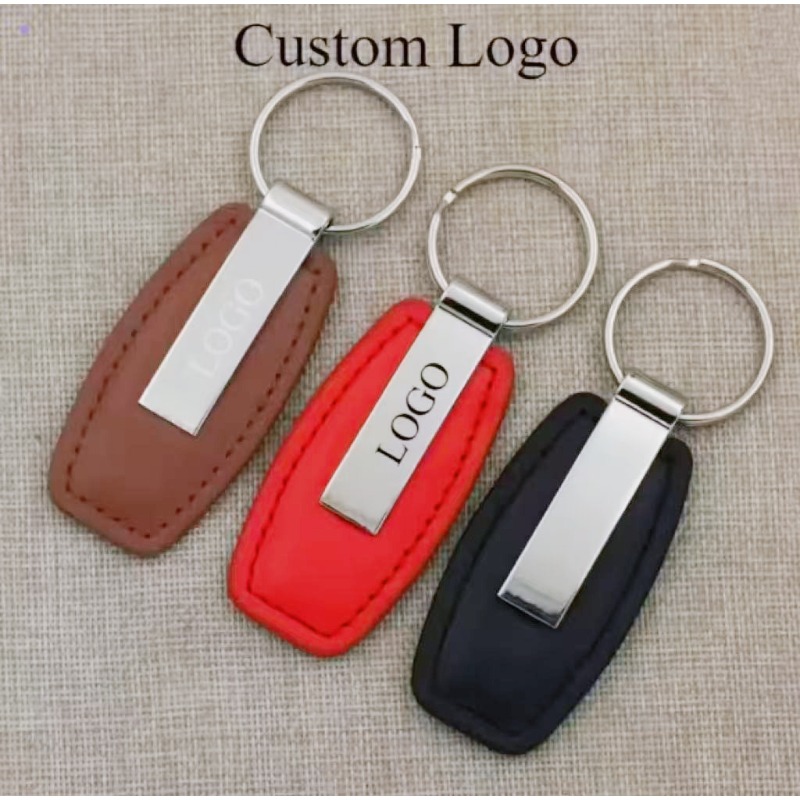 Personalized Leather Keychain  – Men Accessories All recenzja i cena