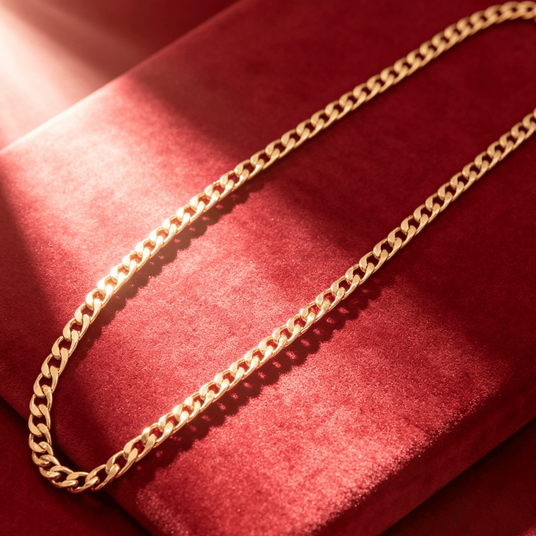 Hot luxury 18K gold Lucky 8MM  – Men'S Accessories Affordable recenzja i cena