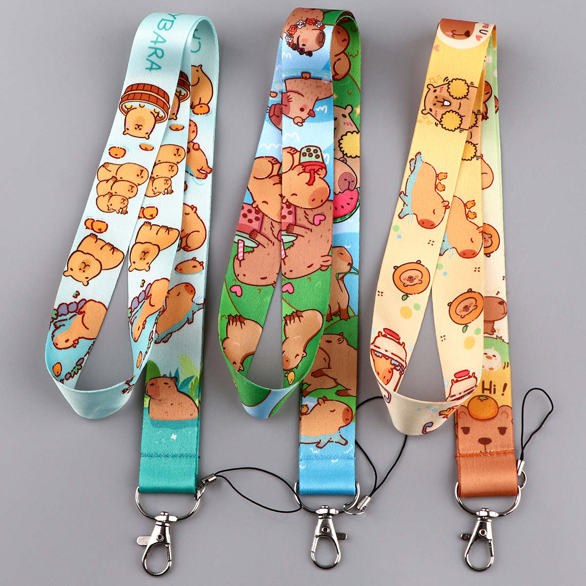 Cute Capybara Lanyards for Key – Men'S Accessories Japan recenzja i cena