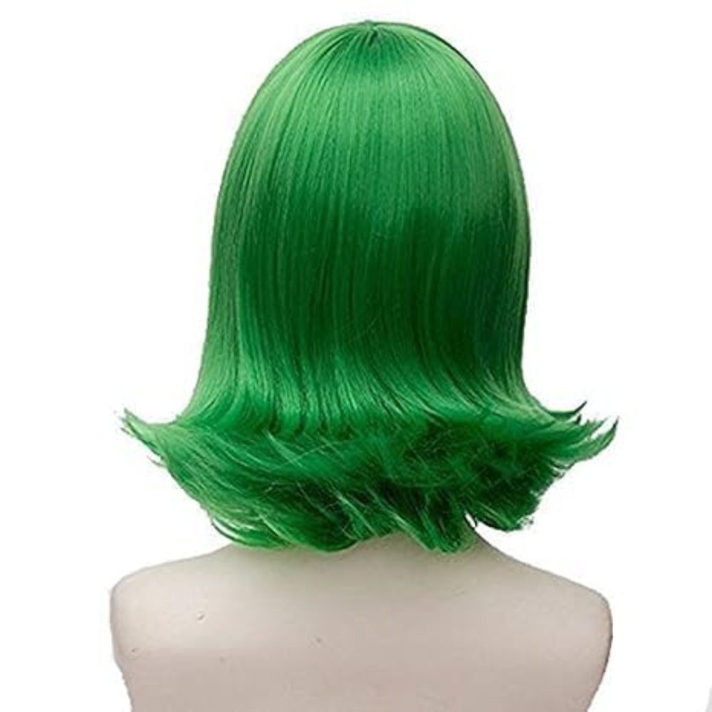 Short Green Wavy Cosplay Wigs  – Men'S Vegan Accessories recenzja i cena