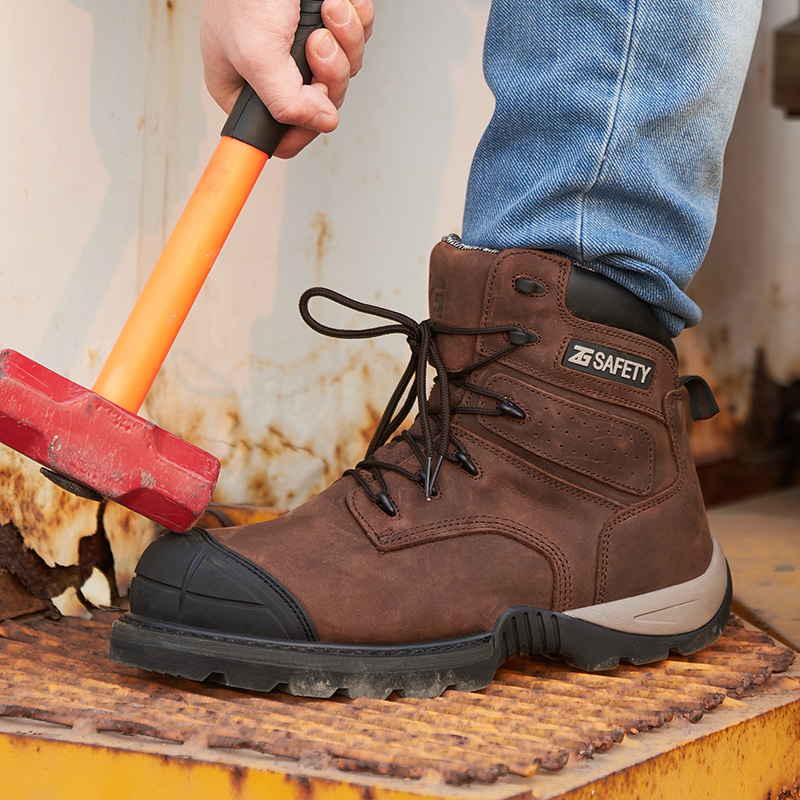 Cowhide Work Boots genuine lea – Men'S Accessories Leather recenzja i cena