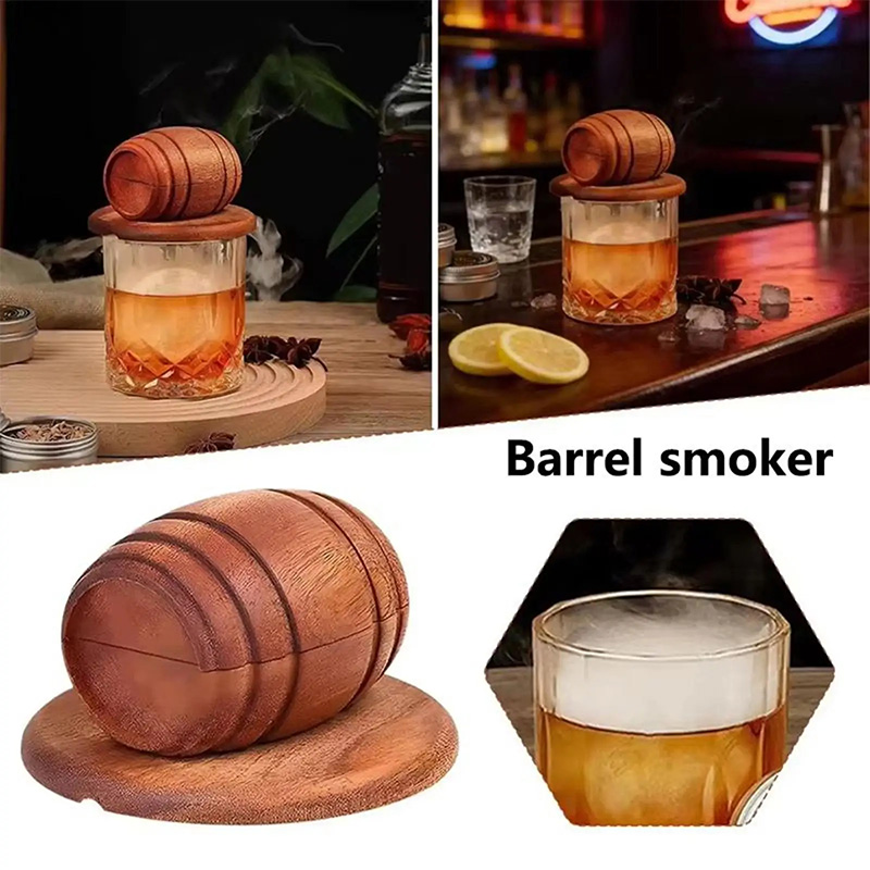 Wooden Barrel Whiskey Cocktail – Men'S Accessories Tray recenzja i cena
