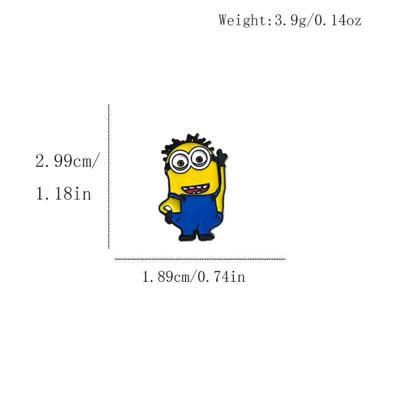 9pcs New Cute Cartoon Minions  – Lapel Pin Enamel recenzja i cena