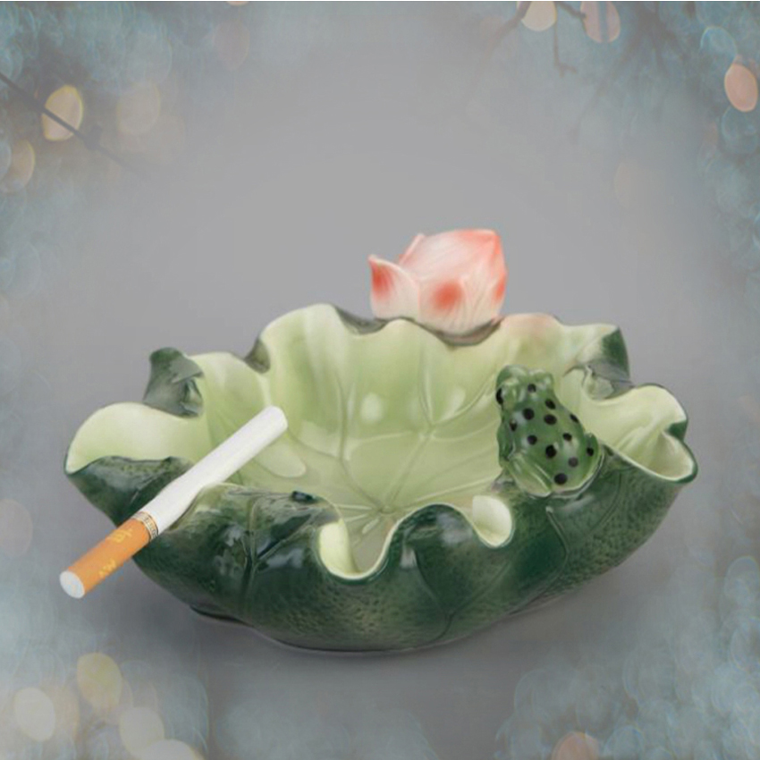 Ceramic Lotus Ashtray for Men, – Men'S Accessories Tray recenzja i cena
