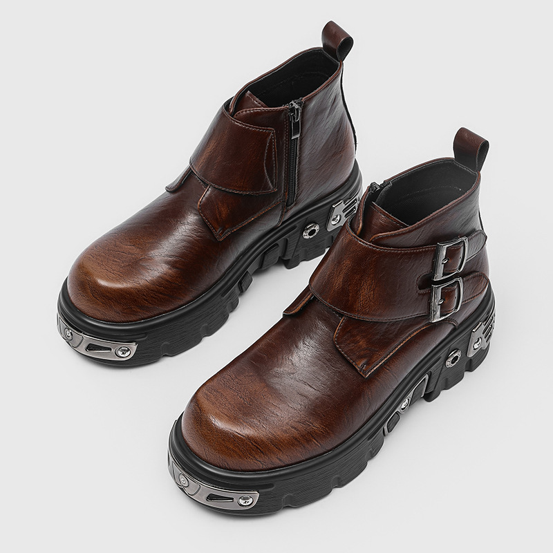 large size men fashion punk go – Men'S Accessories Leather recenzja i cena