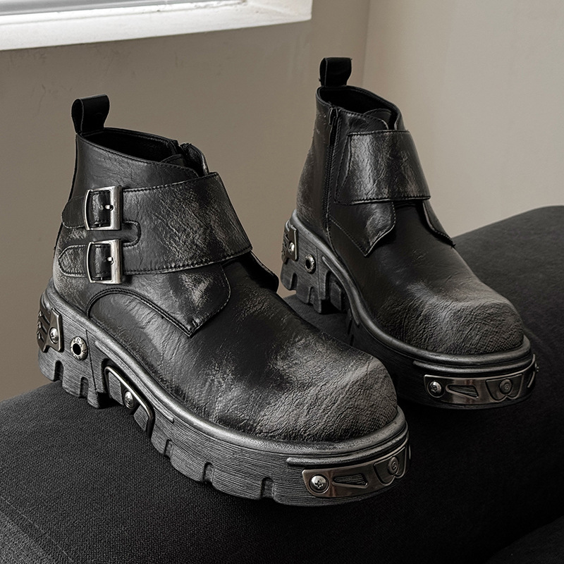large size men fashion punk go – Men'S Accessories Leather recenzja i cena