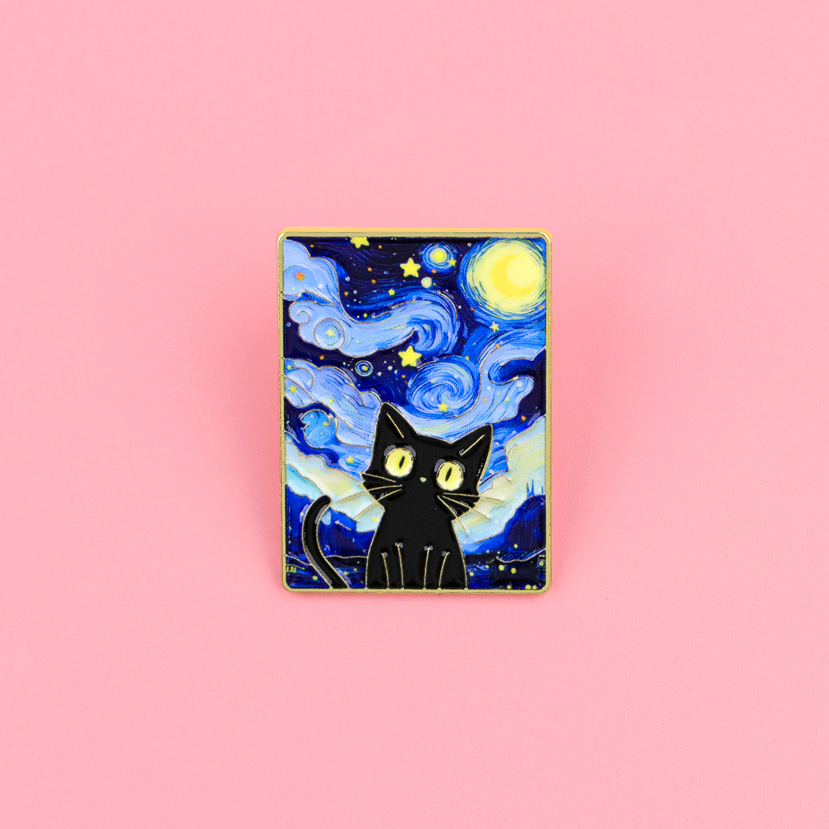 Starry Night by Van Gogh Blank – Lapel Pin Enamel recenzja i cena