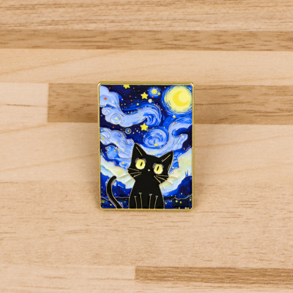 Starry Night by Van Gogh Blank – Lapel Pin Enamel recenzja i cena