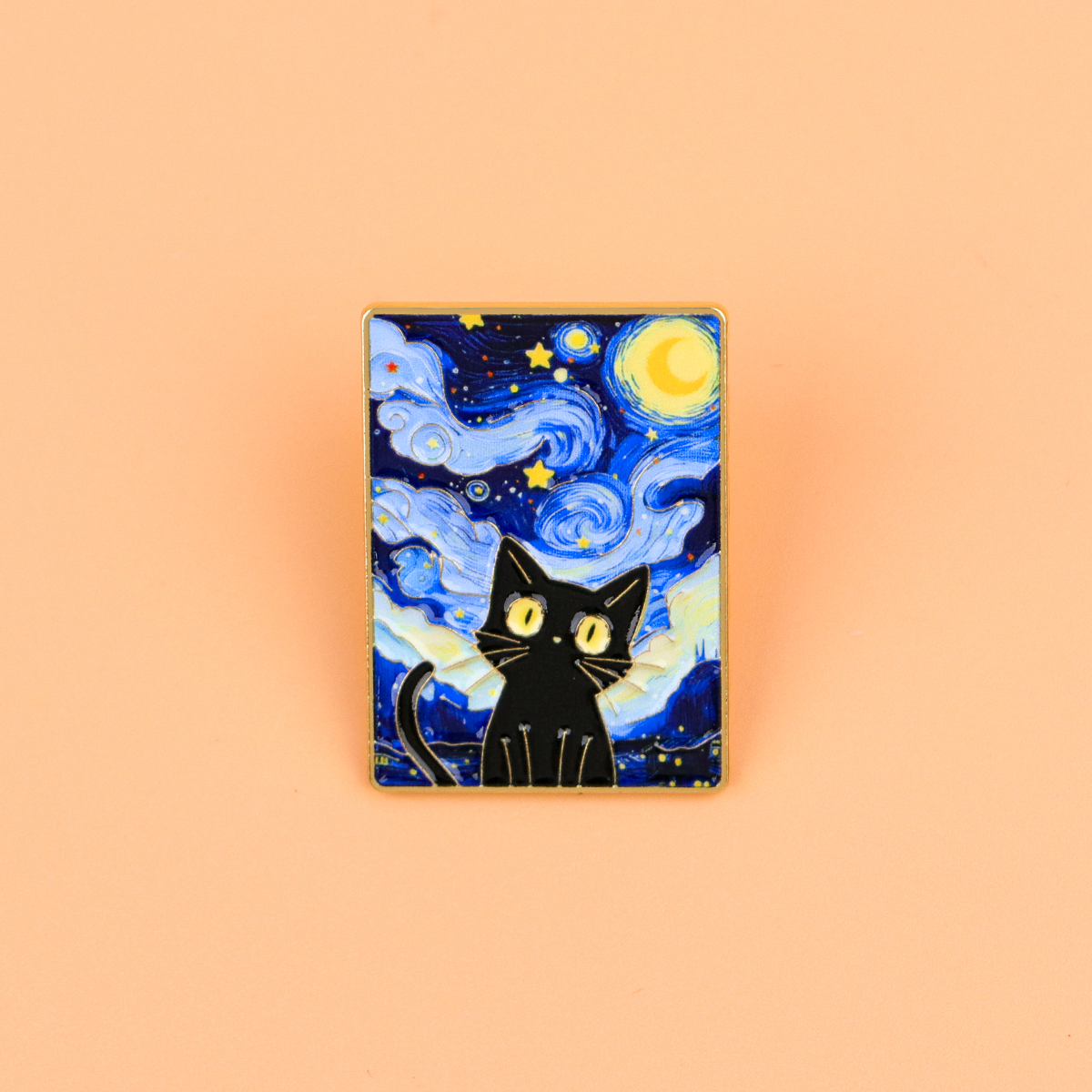 Starry Night by Van Gogh Blank – Lapel Pin Enamel recenzja i cena