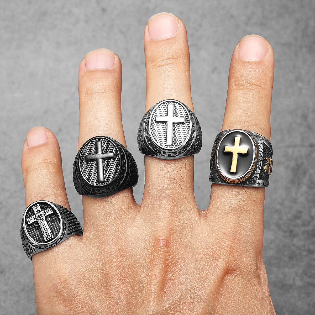 Praying Hands Cross Jesus Hear – Men'S Accessories Hand Bands recenzja i cena