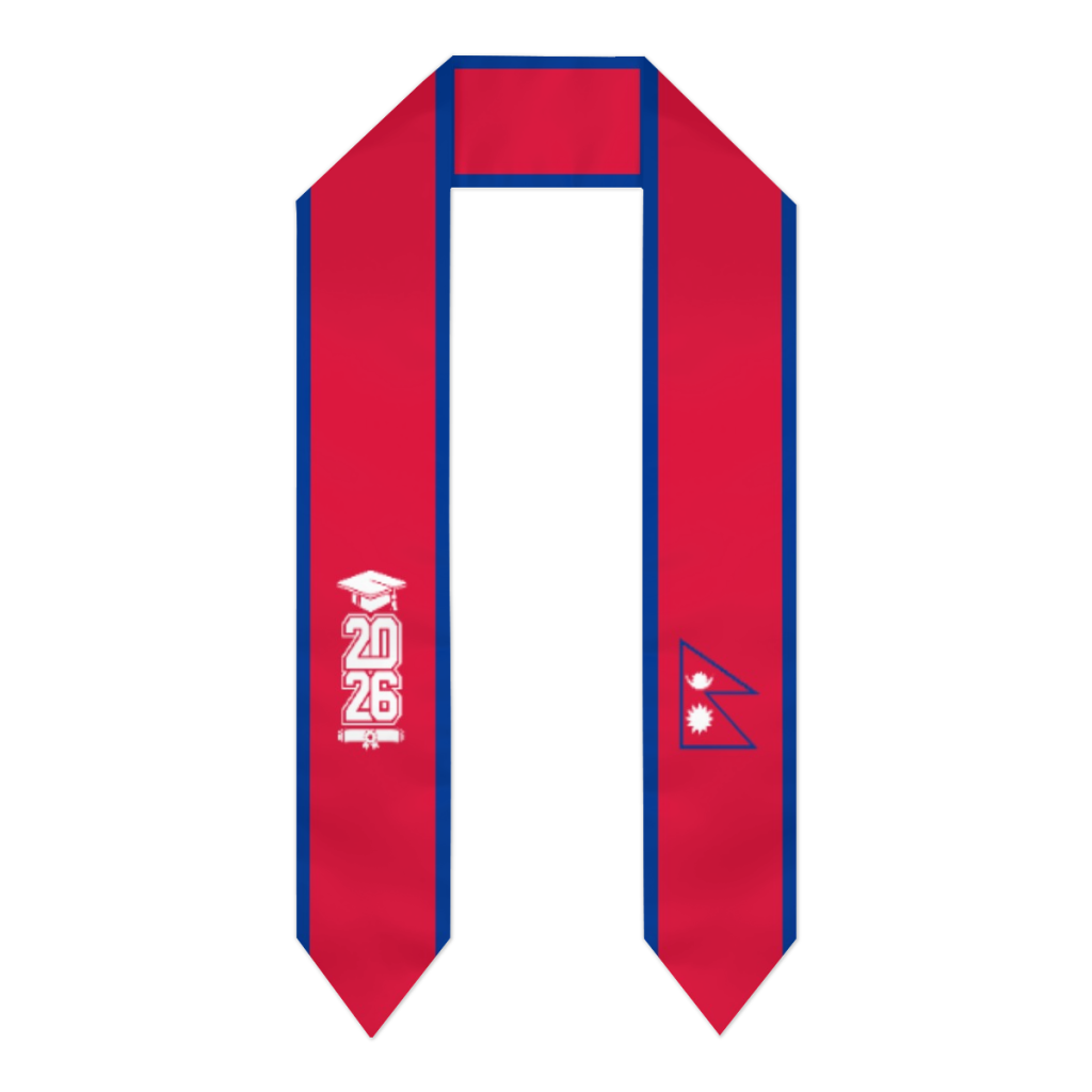 Class of 2026 Nepal Flag Scarf – Men Accessories Nepal recenzja i cena