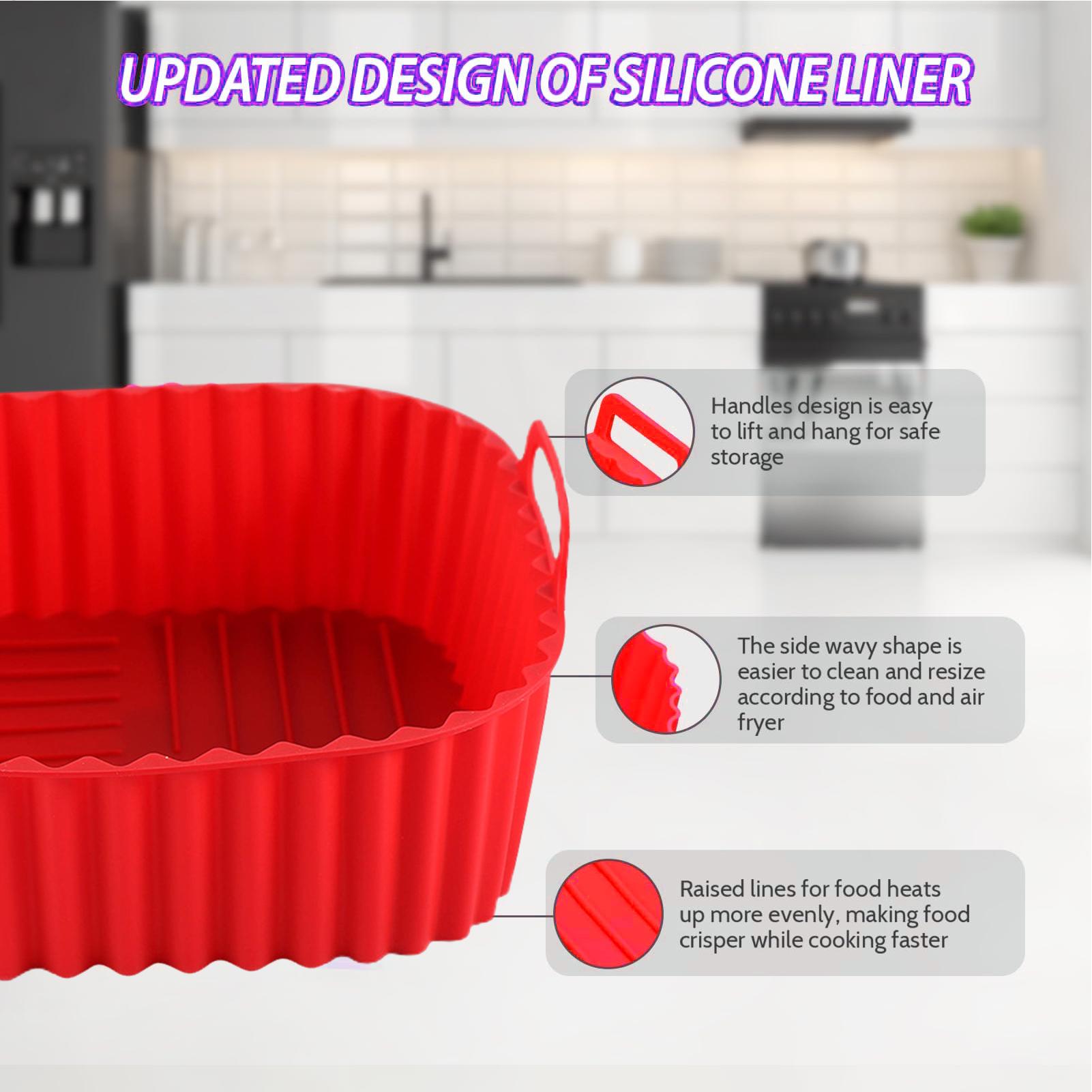 Air Fryer Silicone Liners Pot  – Men'S Accessories Tray recenzja i cena