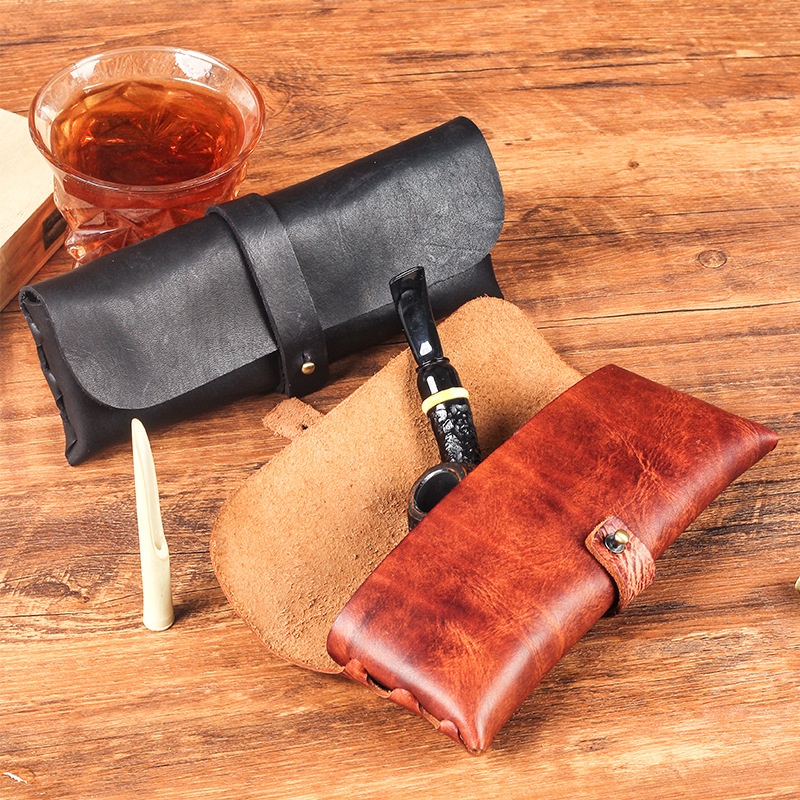 Vintage Cow Leather Pipe Bag H – Travel Organizer Men recenzja i cena