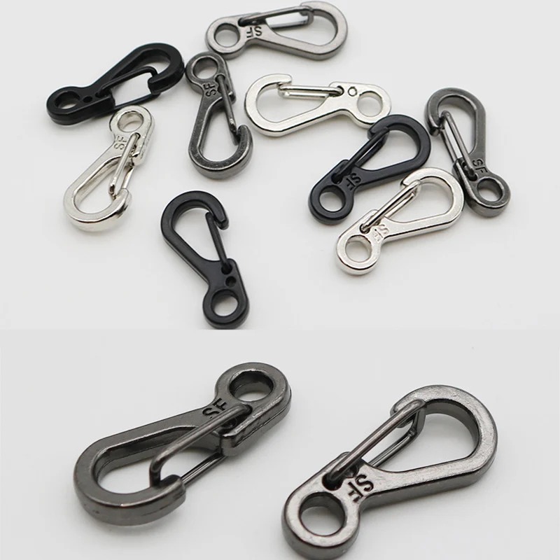 4-10Pcs Mini Spring Carabiners – Keychain Multi Tool recenzja i cena