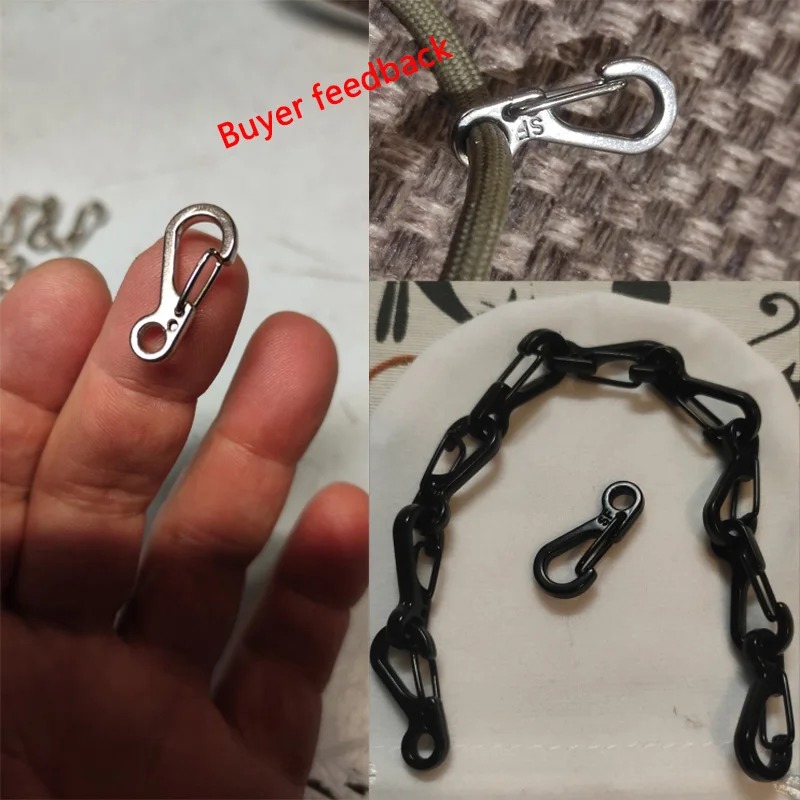 4-10Pcs Mini Spring Carabiners – Keychain Multi Tool recenzja i cena