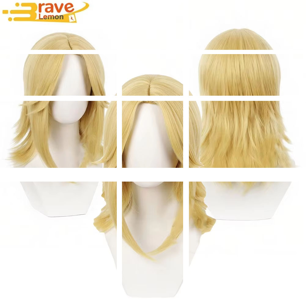 Johnny Joestar Cosplay Wig Hea – Men'S Accessories Japan recenzja i cena