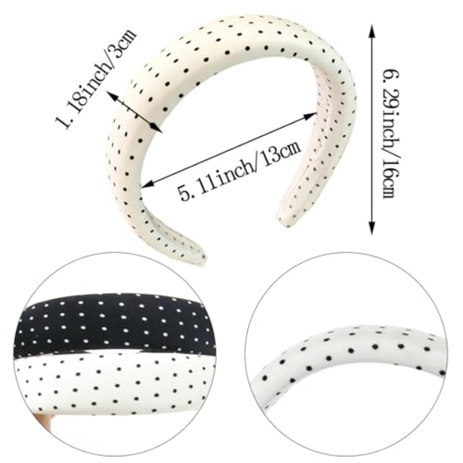2Pcs Polka Dot Headbands Set,  – Men Accessories For Beach recenzja i cena
