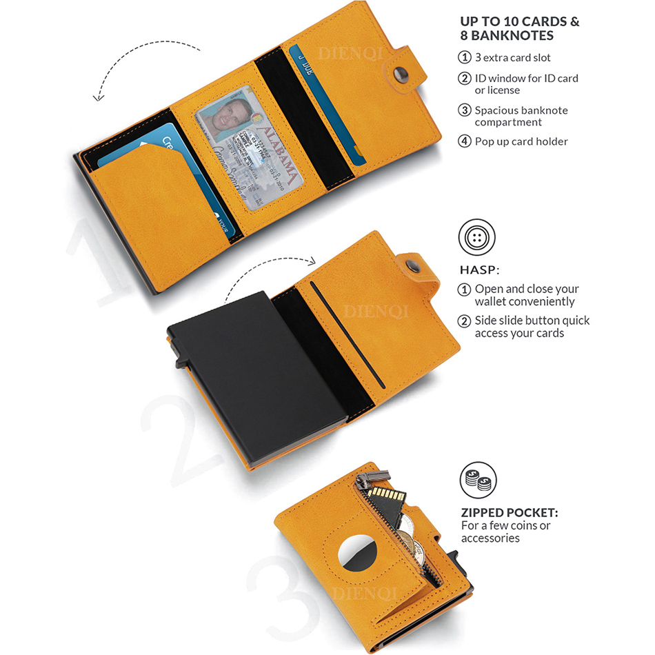 Airtag Wallet Rfid Credit Card – Card Case Minimalist recenzja i cena