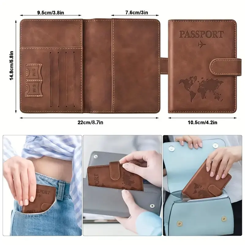Unisex RFID Blocking Travel Pa – Passport Wallet Rfid recenzja i cena