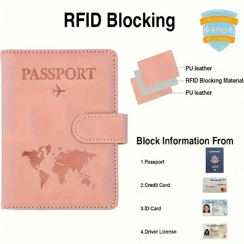 Unisex RFID Blocking Travel Pa – Passport Wallet Rfid recenzja i cena