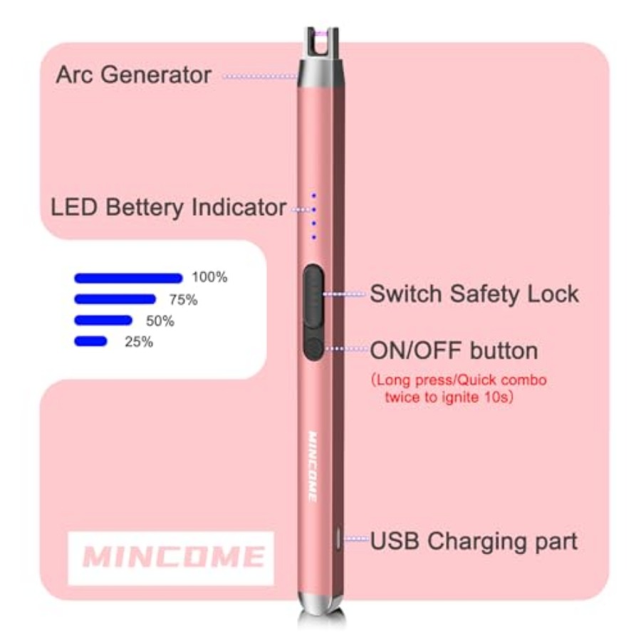 Candle Lighter Electric Rechar – Lighter Windproof recenzja i cena