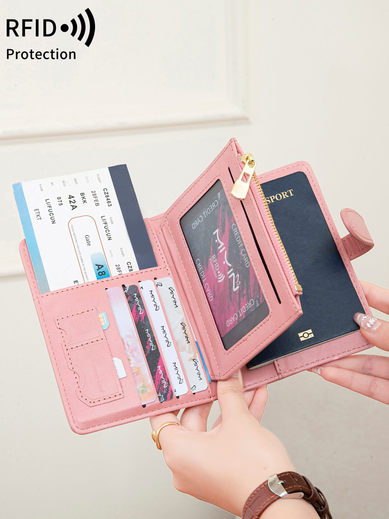 Multi functional RFID anti-the – Passport Wallet Rfid recenzja i cena