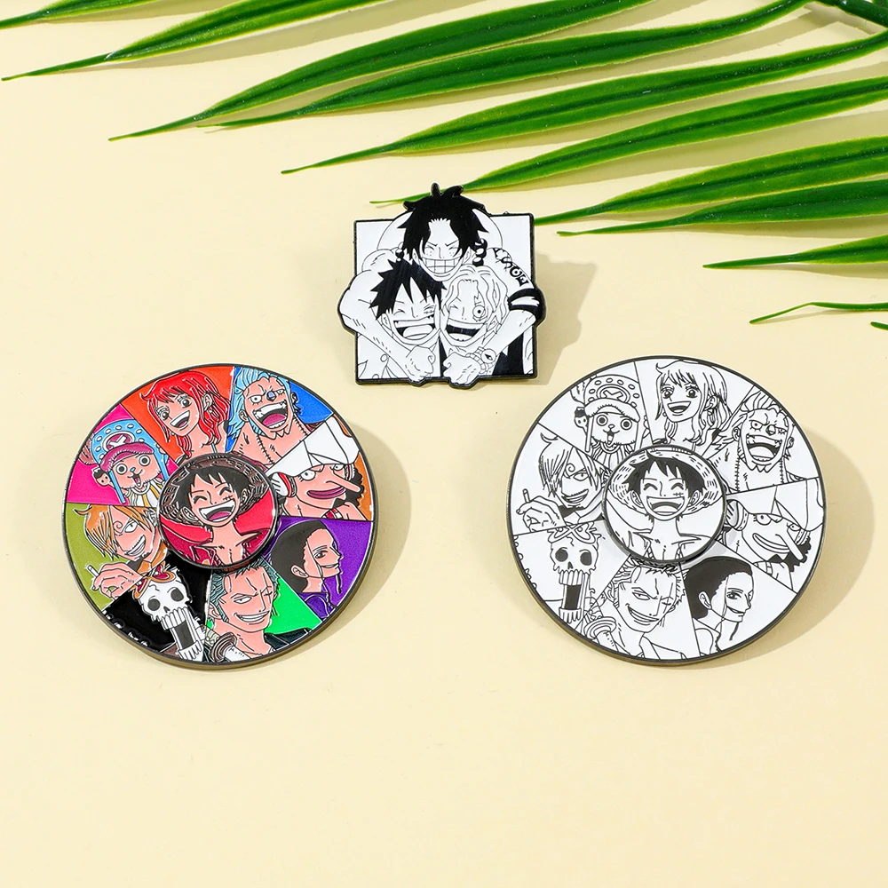 3 Pcs Anime One Piece Brooch L – Lapel Pin Enamel recenzja i cena